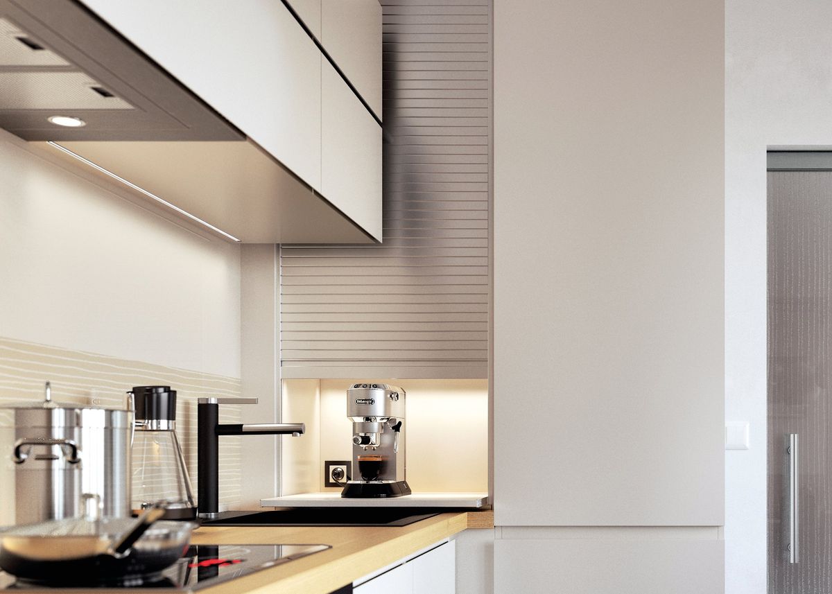 Metal Shutter Doors for Kitchen Cabinets, Cupboards